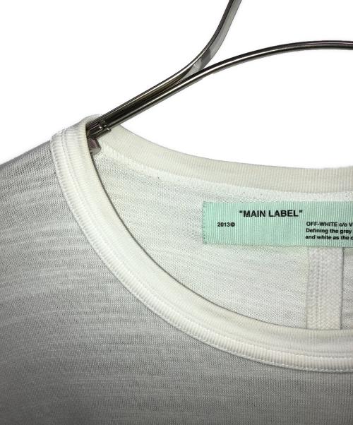 OFFWHITE（オフホワイト）OFFWHITE (オフホワイト) プリントTシャツ ホワイト サイズ:Mの古着・服飾アイテム