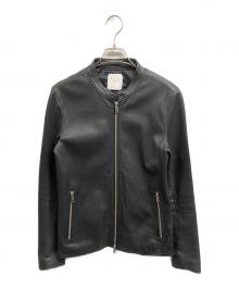 UNITED TOKYO（ユナイテッドトーキョー）の古着「ラムレザージャケット」｜ブラック