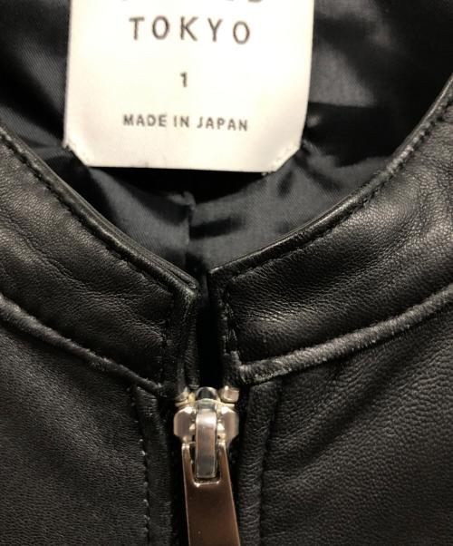 UNITED TOKYO（ユナイテッドトーキョー）UNITED TOKYO (ユナイテッドトーキョー) ラムレザージャケット ブラック サイズ:1の古着・服飾アイテム