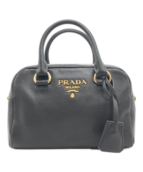 PRADA（プラダ）PRADA (プラダ) 2WAYショルダーバッグ ブラックの古着・服飾アイテム