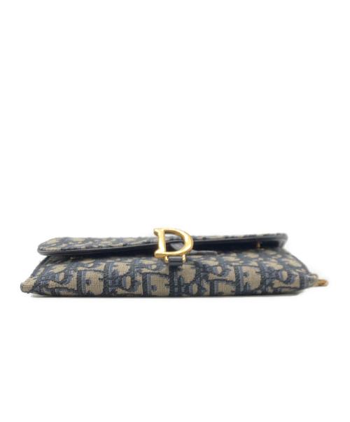 Christian Dior（クリスチャン ディオール）Christian Dior (クリスチャン ディオール) サドルチェーンポーチ ブルーの古着・服飾アイテム