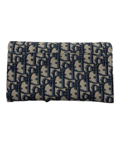 Christian Dior（クリスチャン ディオール）Christian Dior (クリスチャン ディオール) サドルチェーンポーチ ブルーの古着・服飾アイテム