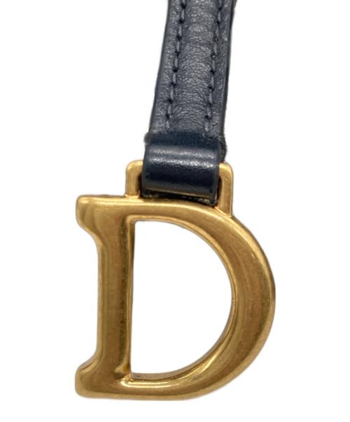 Christian Dior（クリスチャン ディオール）Christian Dior (クリスチャン ディオール) サドルチェーンポーチ ブルーの古着・服飾アイテム