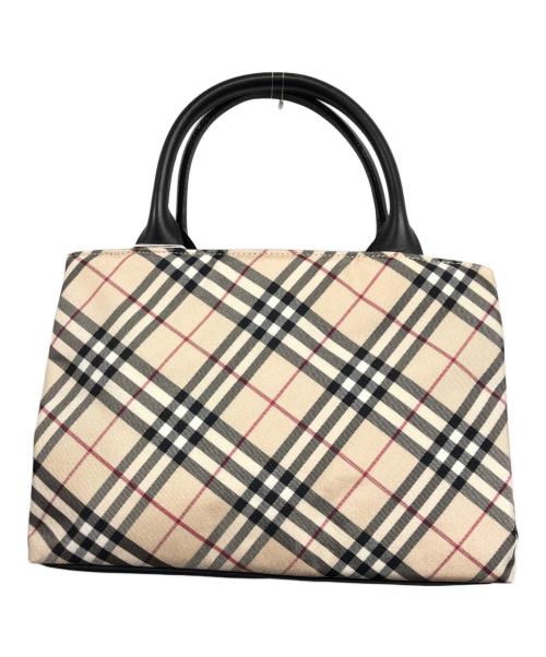 BURBERRY BLUE LABEL（バーバリー ブルー レーベル）BURBERRY BLUE LABEL (バーバリー ブルー レーベル) ハンドバッグ ブラックの古着・服飾アイテム