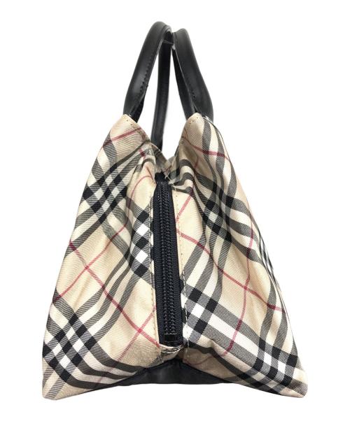 BURBERRY BLUE LABEL（バーバリー ブルー レーベル）BURBERRY BLUE LABEL (バーバリー ブルー レーベル) ハンドバッグ ブラックの古着・服飾アイテム