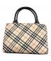 BURBERRY BLUE LABEL (バーバリー ブルー レーベル) ハンドバッグ ブラック：7000円