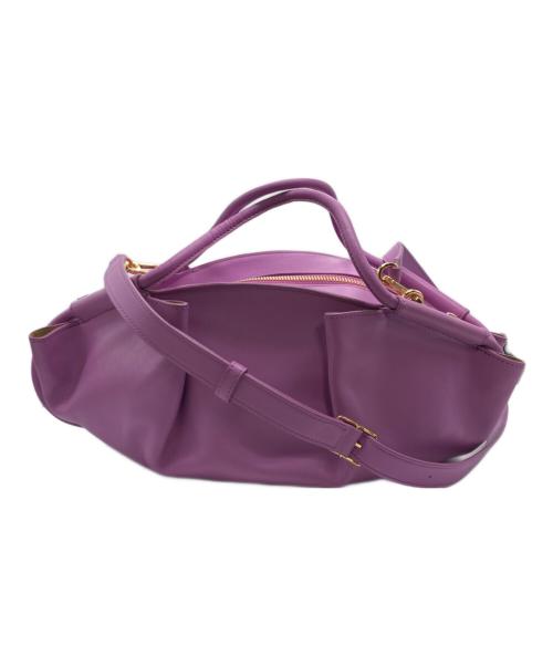 LOEWE（ロエベ）LOEWE (ロエベ) パセオスモールバッグ パープルの古着・服飾アイテム