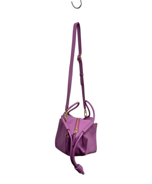 LOEWE（ロエベ）LOEWE (ロエベ) パセオスモールバッグ パープルの古着・服飾アイテム