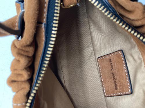 MARC JACOBS（マークジェイコブス）MARC JACOBS (マークジェイコブス) THE CRISTINA SMALL SATCHEL ブラウン 未使用品の古着・服飾アイテム