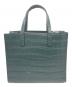 MARC JACOBS (マークジェイコブス) 型押しハンドバッグ グリーン：8000円