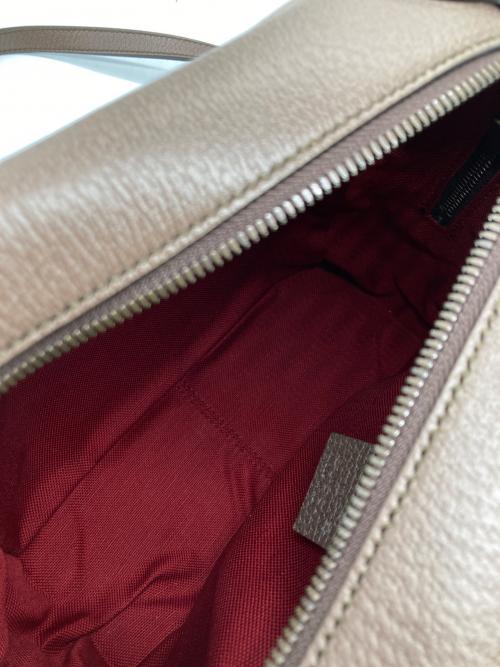 GUCCI（グッチ）GUCCI (グッチ) ショルダーバッグ ブラウン×レッドの古着・服飾アイテム