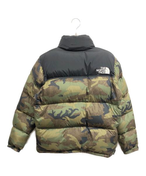 THE NORTH FACE（ザ ノース フェイス）THE NORTH FACE (ザ ノース フェイス) ノベルティーヌプシジャケット ブラック×グリーン サイズ:Mの古着・服飾アイテム