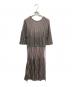 missoni (ミッソーニ) ニットワンピース グレー×ピンク サイズ:M：8000円