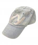 OPEN YYオープンワイワイ）の古着「ロゴキャップ」｜ブルー