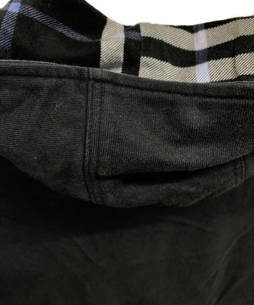 BURBERRY BLACK LABEL（バーバリーブラックレーベル）BURBERRY BLACK LABEL (バーバリーブラックレーベル) ジップパーカー ブラック サイズ:3の古着・服飾アイテム