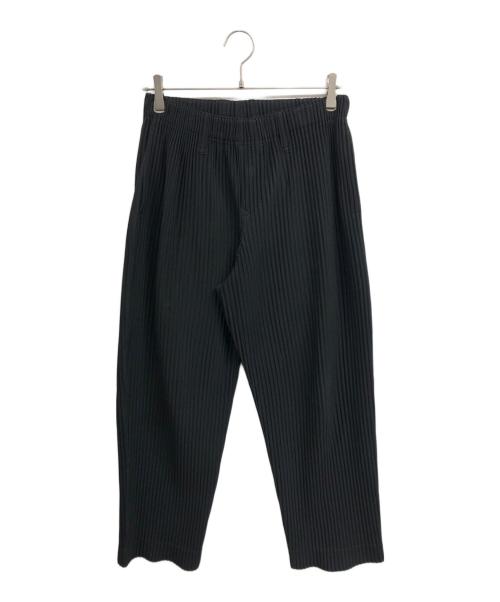 HOMME PLISSE ISSEY MIYAKE（オム プリッセ イッセイ ミヤケ）HOMME PLISSE ISSEY MIYAKE (オム プリッセ イッセイ ミヤケ) BASICS プリーツパンツ ブラック サイズ:1の古着・服飾アイテム