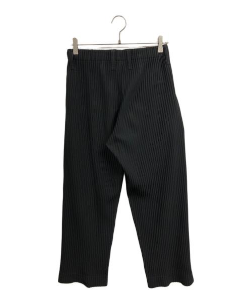 HOMME PLISSE ISSEY MIYAKE（オム プリッセ イッセイ ミヤケ）HOMME PLISSE ISSEY MIYAKE (オム プリッセ イッセイ ミヤケ) BASICS プリーツパンツ ブラック サイズ:1の古着・服飾アイテム