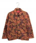 SUPREMEシュプリーム）の古着「Paisley Fleece Shirt」｜ブラウン×レッド