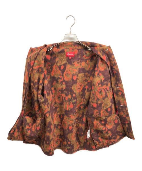 SUPREME（シュプリーム）Supreme (シュプリーム) Paisley Fleece Shirt ブラウン×レッド サイズ:Sの古着・服飾アイテム
