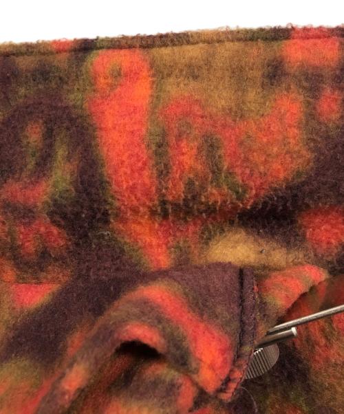 SUPREME（シュプリーム）Supreme (シュプリーム) Paisley Fleece Shirt ブラウン×レッド サイズ:Sの古着・服飾アイテム