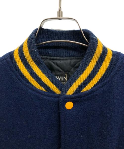 butwin（バトウィン）butwin (バトウィン) スタジャン/butwinジャケット ネイビー サイズ:Mの古着・服飾アイテム