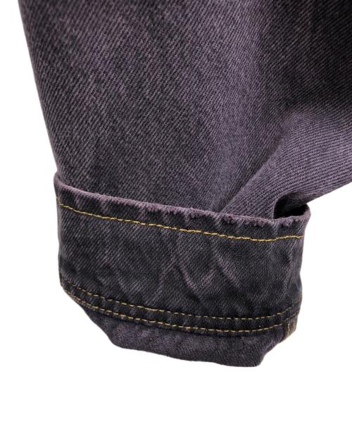 stussy（ステューシー）stussy (ステューシー) Denim Zip Work Jacket パープル サイズ:Lの古着・服飾アイテム