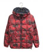 BLACK LABEL CRESTBRIDGEブラックレーベル クレストブリッジ）の古着「リバーシブルダウンジャケット」｜レッド