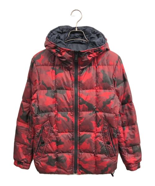 BLACK LABEL CRESTBRIDGE（ブラックレーベル クレストブリッジ）BLACK LABEL CRESTBRIDGE (ブラックレーベル クレストブリッジ) リバーシブルダウンジャケット レッド サイズ:Mの古着・服飾アイテム