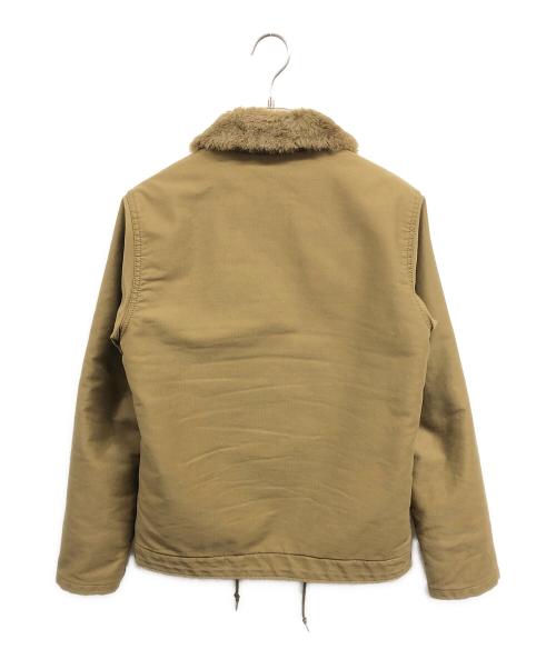 ALPHA（アルファ）ALPHA (アルファ) N-1デッキジャケット ベージュ サイズ:Sの古着・服飾アイテム