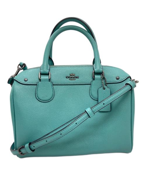 COACH（コーチ）COACH (コーチ) 2WAYバッグ ブルーの古着・服飾アイテム