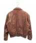 freedom (フリーダム) レザージャケット ブラウン サイズ:38：10000円
