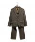 FADELESS（フェイドレス）の古着「3ピースセットアップ」｜ブラウン