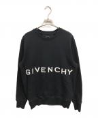 GIVENCHYジバンシィ）の古着「ブランドロゴ スリムスウェットシャツ」｜ブラック