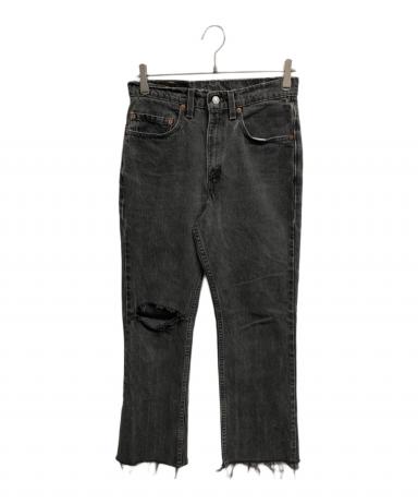 中古・古着通販】LEVI'S (リーバイス) 90's 517 先染めブラックデニム