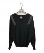 Jean Paul GAULTIERジャンポールゴルチェ）の古着「Vネックニット」｜ブラック