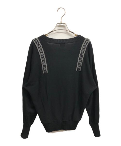Jean Paul GAULTIER（ジャンポールゴルチェ）Jean Paul GAULTIER (ジャンポールゴルチェ) Vネックニット ブラック サイズ:40の古着・服飾アイテム
