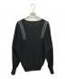 Jean Paul GAULTIER (ジャンポールゴルチェ) Vネックニット ブラック サイズ:40：6000円