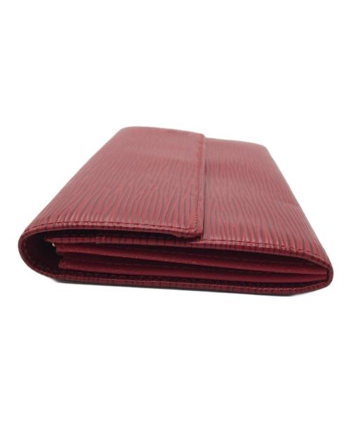 LOUIS VUITTON（ルイ ヴィトン）LOUIS VUITTON (ルイ ヴィトン) エピ ポシェットポルトモネ クレディ/長財布 レッドの古着・服飾アイテム