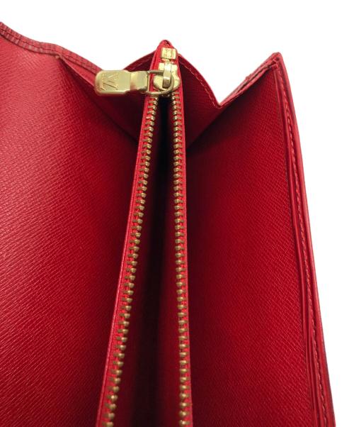 LOUIS VUITTON（ルイ ヴィトン）LOUIS VUITTON (ルイ ヴィトン) エピ ポシェットポルトモネ クレディ/長財布 レッドの古着・服飾アイテム