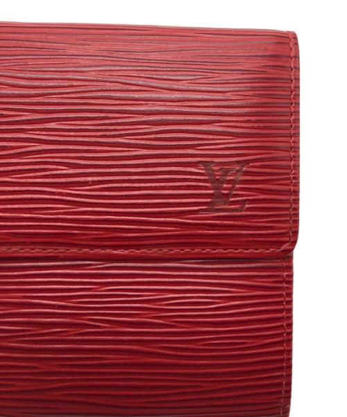 LOUIS VUITTON（ルイ ヴィトン）LOUIS VUITTON (ルイ ヴィトン) エピ ポシェットポルトモネ クレディ/長財布 レッドの古着・服飾アイテム