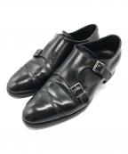 三陽山長サンヨウヤマチョウ）の古着「ダブルモンクシューズ」｜ブラック