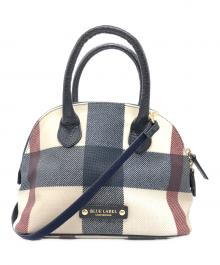 BLUE LABEL CRESTBRIDGE（ブルーレーベルクレストブリッジ）の古着「2WAYバッグ」｜ベージュ