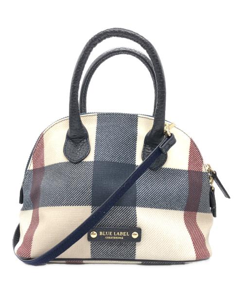 BLUE LABEL CRESTBRIDGE（ブルーレーベルクレストブリッジ）BLUE LABEL CRESTBRIDGE (ブルーレーベルクレストブリッジ) 2WAYバッグ ベージュの古着・服飾アイテム