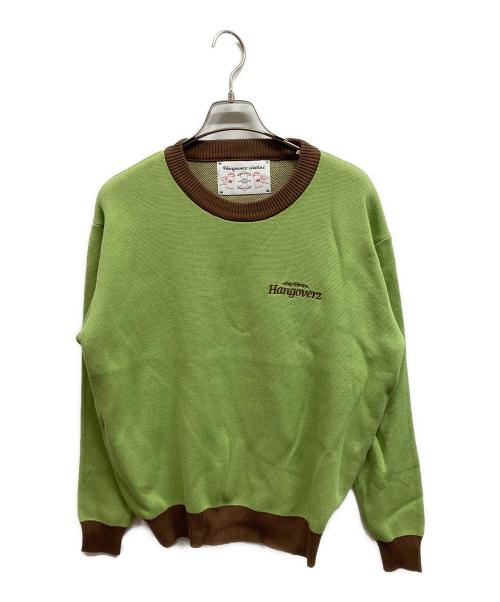 hangoverz clothez（ハングオーバーズ）hangoverz clothez (ハングオーバーズ) クルーネックニット グリーン サイズ:XL 未使用品の古着・服飾アイテム