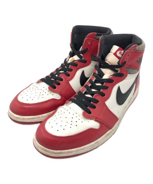 NIKE（ナイキ）NIKE (ナイキ) ハイカットスニーカー レッド×ホワイト サイズ:US11の古着・服飾アイテム