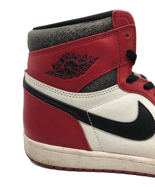 NIKE（ナイキ）NIKE (ナイキ) ハイカットスニーカー レッド×ホワイト サイズ:US11の古着・服飾アイテム