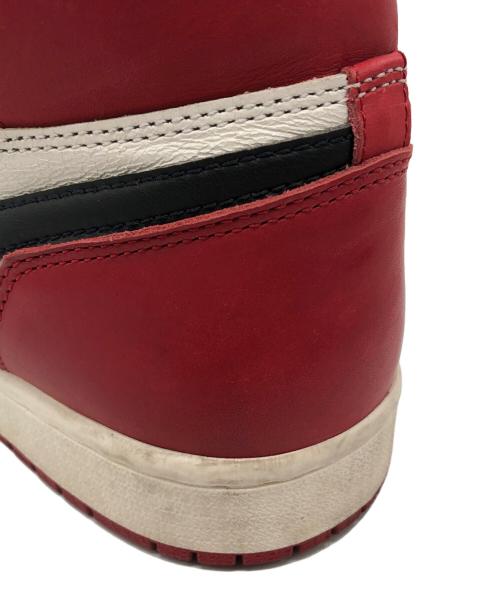 NIKE（ナイキ）NIKE (ナイキ) ハイカットスニーカー レッド×ホワイト サイズ:US11の古着・服飾アイテム