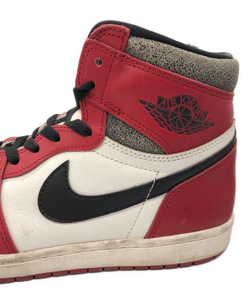 NIKE（ナイキ）NIKE (ナイキ) ハイカットスニーカー レッド×ホワイト サイズ:US11の古着・服飾アイテム