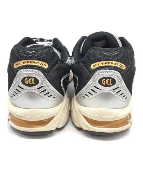 asics（アシックス）asics (アシックス) ローカットスニーカー ブラック×シルバー サイズ:US10の古着・服飾アイテム