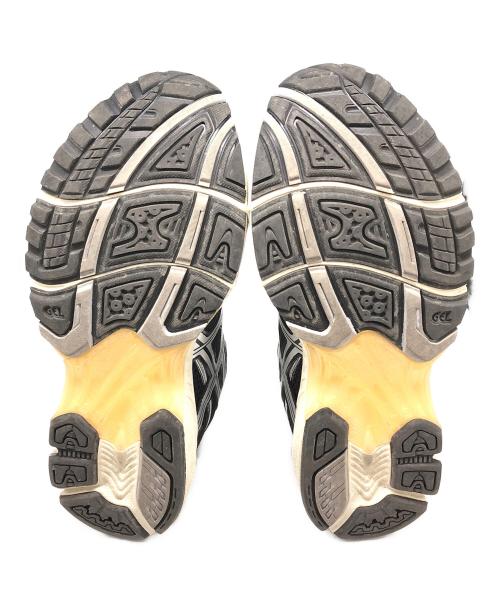 asics（アシックス）asics (アシックス) ローカットスニーカー ブラック×シルバー サイズ:US10の古着・服飾アイテム